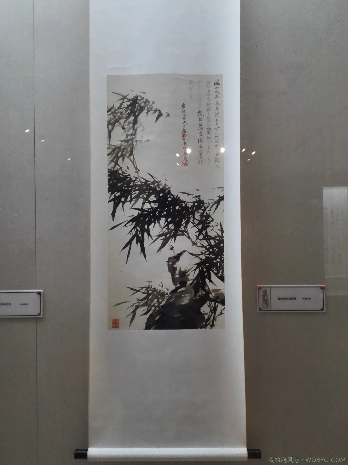 欣赏一下书法吧，要是把我爸也带来他估计很兴奋