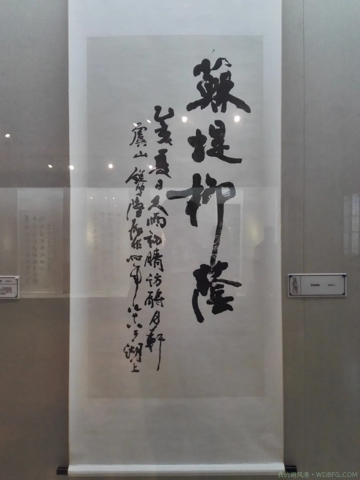 欣赏一下书法吧，要是把我爸也带来他估计很兴奋