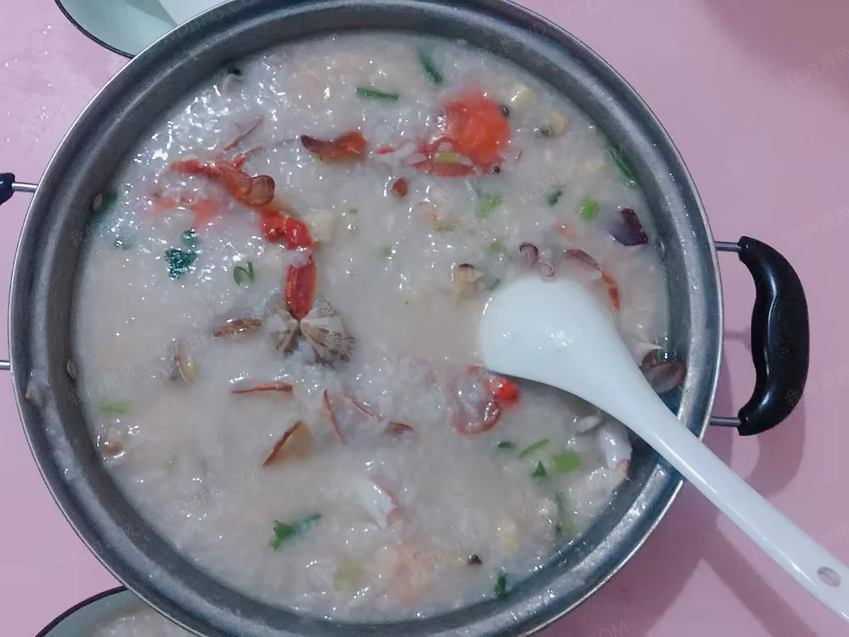 自制超级无敌多料海鲜粥